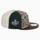 Nuova era Houston Astros Chase B X MLB massimo 59Fifty montato Multi/Ploid/Pink