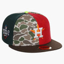Nuova era Houston Astros Chase B X MLB massimo 59Fifty montato Multi/Ploid/Pink