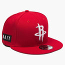 New Era x Bait Houston Rockets Scarlet 9Fifty Snapback Cap Red