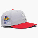 New Era Jae Tips X City Jeans New York Yankee Subway Series "the Wiz" 59fifty Fitted Hat Grey/red