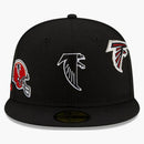 New Era Just Don Atlanta Falcons 59fifty Fitted Hat Black