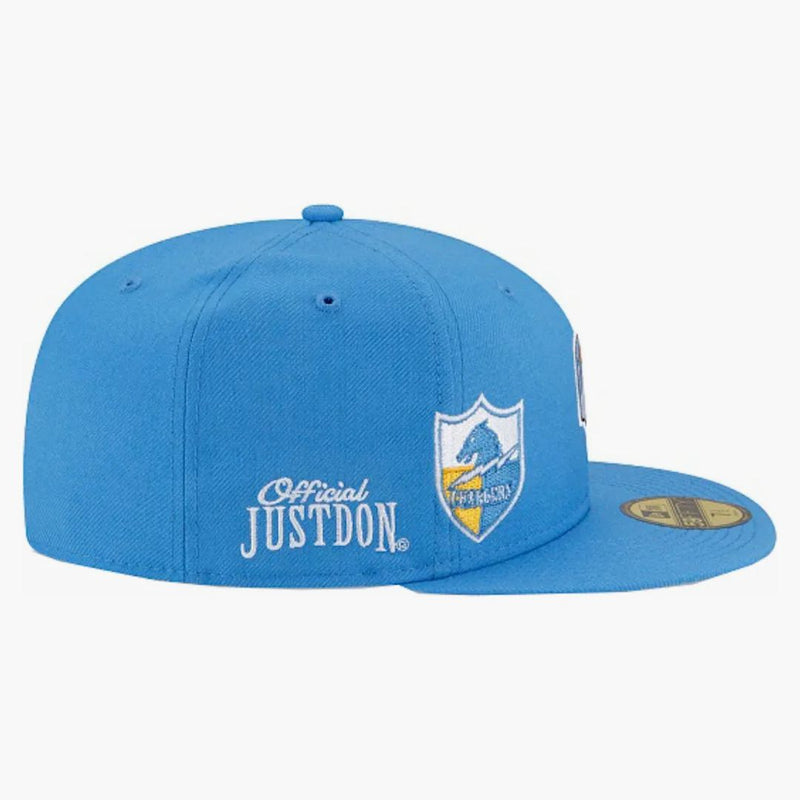 Ny era bara Don Los Angeles Chargers 59Fifty Fitted har blått