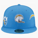 Nueva era Just Don Los Angeles Chargers 59fifty Fited tiene azul
