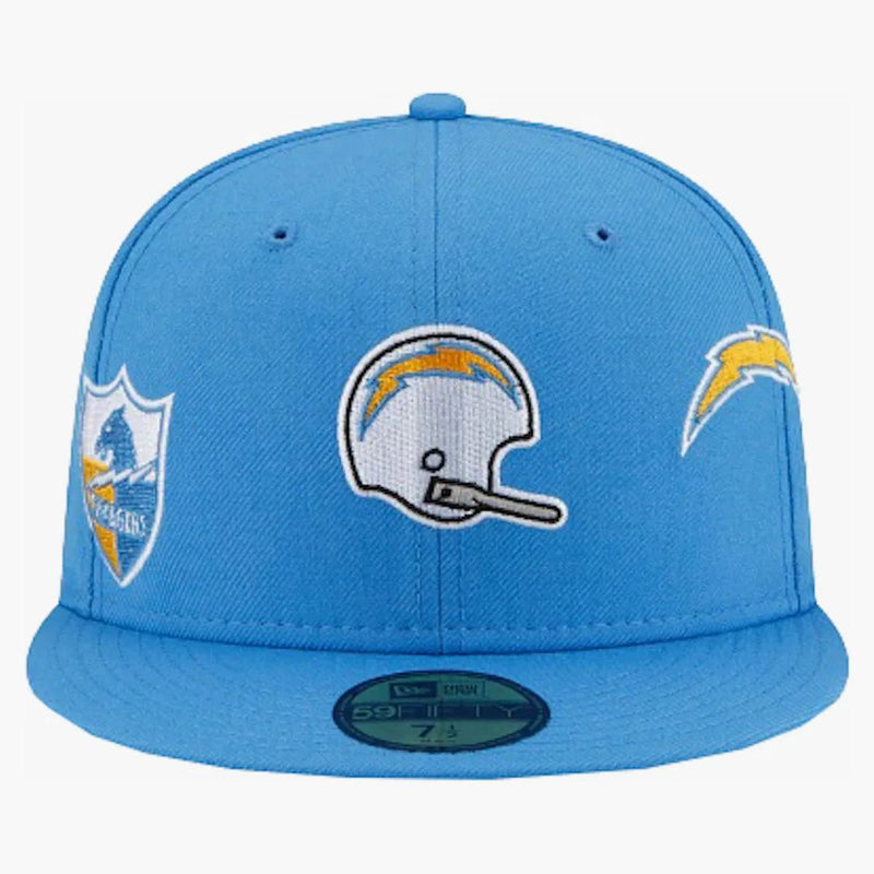 Ny era bara Don Los Angeles Chargers 59Fifty Fitted har blått