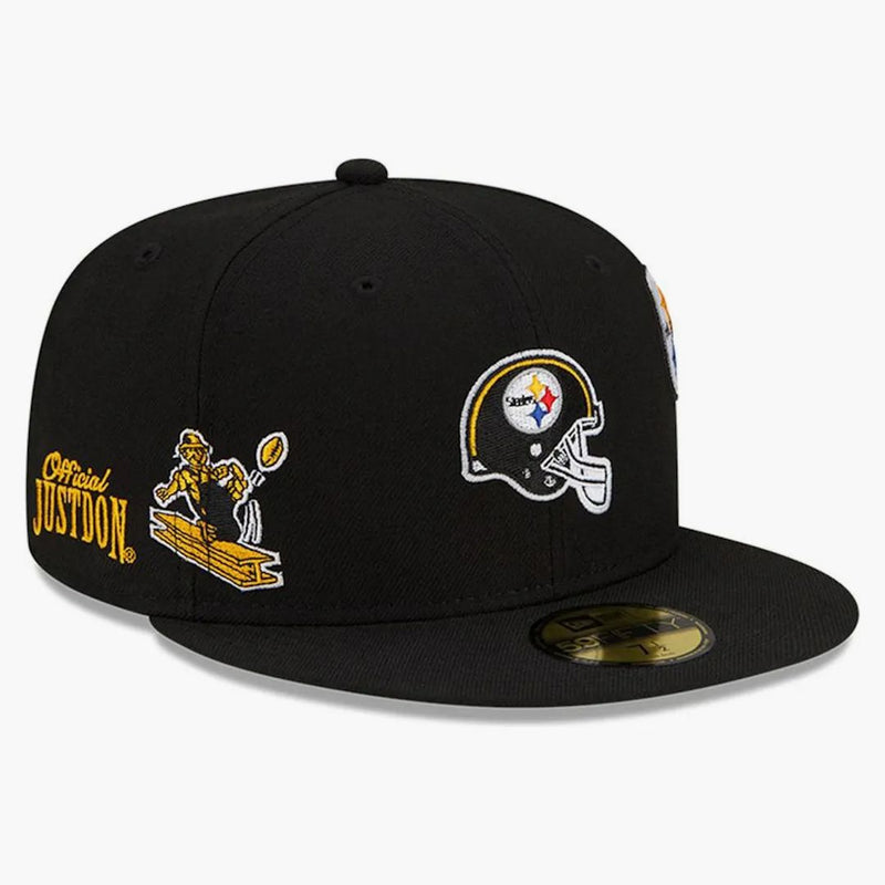 Nowa era Just Don Pittsburgh Steelers 59 Fifty Fitted ma czarny