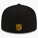Nová éra Just Don Pittsburgh Steelers 59Fifty Falted Has Black