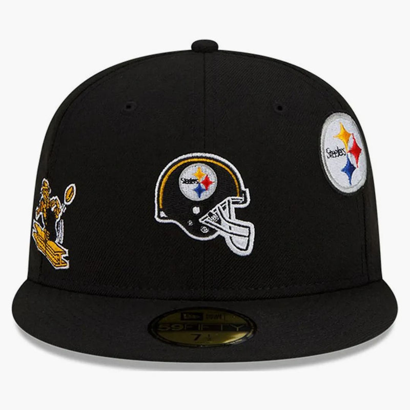 Nowa era Just Don Pittsburgh Steelers 59 Fifty Fitted ma czarny