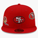 New era Just Don San Francisco 49ers 59fifty Fitted has red