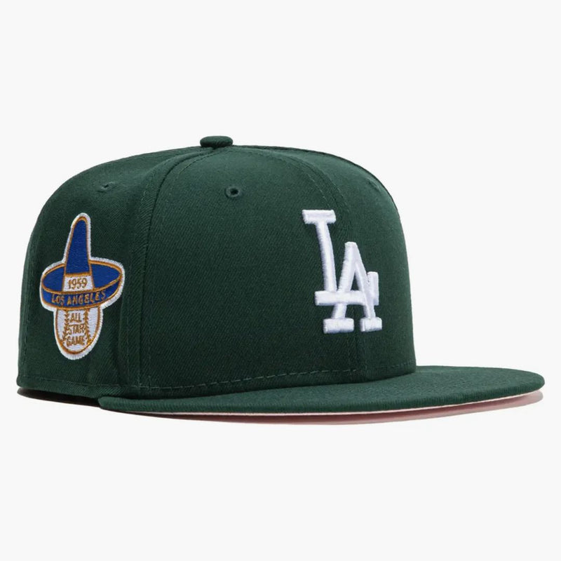New Era Los Angeles Dodgers 1959 ASG Green Eggs Has Club Exclusive 59fifty Fitted Has Green/Pink