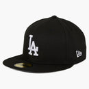 New era los Angeles Dodgers 59fifty Fitted has Black/White