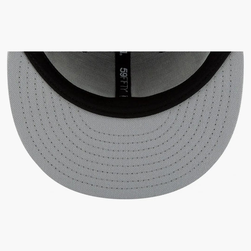 New Era Los Angeles Dodgers 59fifty Fitted has Dark Gray/Black