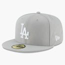 New era los Angeles Dodgers 59fifty Fitted has Gray/White