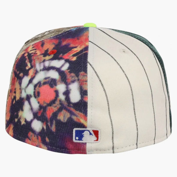 New Era Los Angeles Dodgers Chase B X Mlb Maximal 59fifty Fitted Cap Multi/plaid/pink