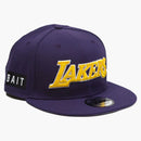 New era X Bait Los Angeles Lakers Alt Otc 9fifty Snapback Cap Purple