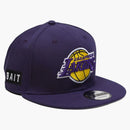 New era X Bait Los Angeles Lakers Otc 9fifty Snapback Cap Purple