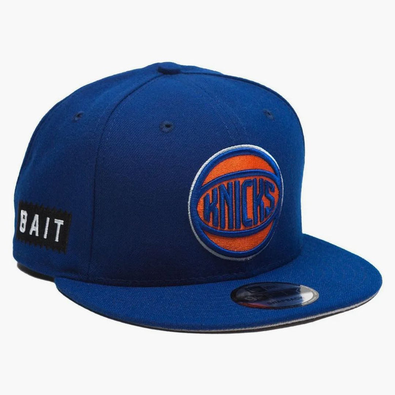New era X Bait New York Knicks Alt Royal 9fifty Snapback Cap Blue