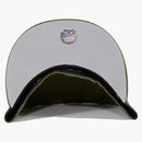 New era New York Yankees 59fifty Fitted has Olive/White