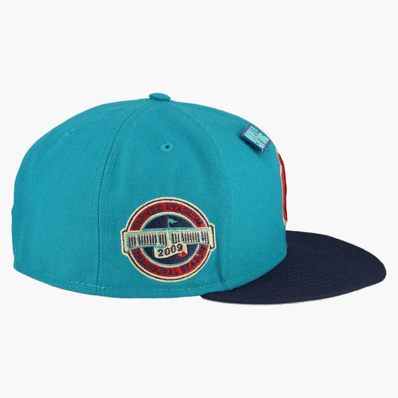 New era New York Yankees Capsule Teal Collection 2009 Inaugural Season 59fifty Fitted Has Teal/Gray