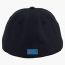 New era New York Yankees Cyberpunks 2001 World Series Patch Hat Club Exclusive 59fifty Fitted Hat Navy