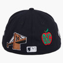 New Era New York Yankees Local Icons Patch Hat Club Exklusiv 59Fifty Fitted Have Navy
