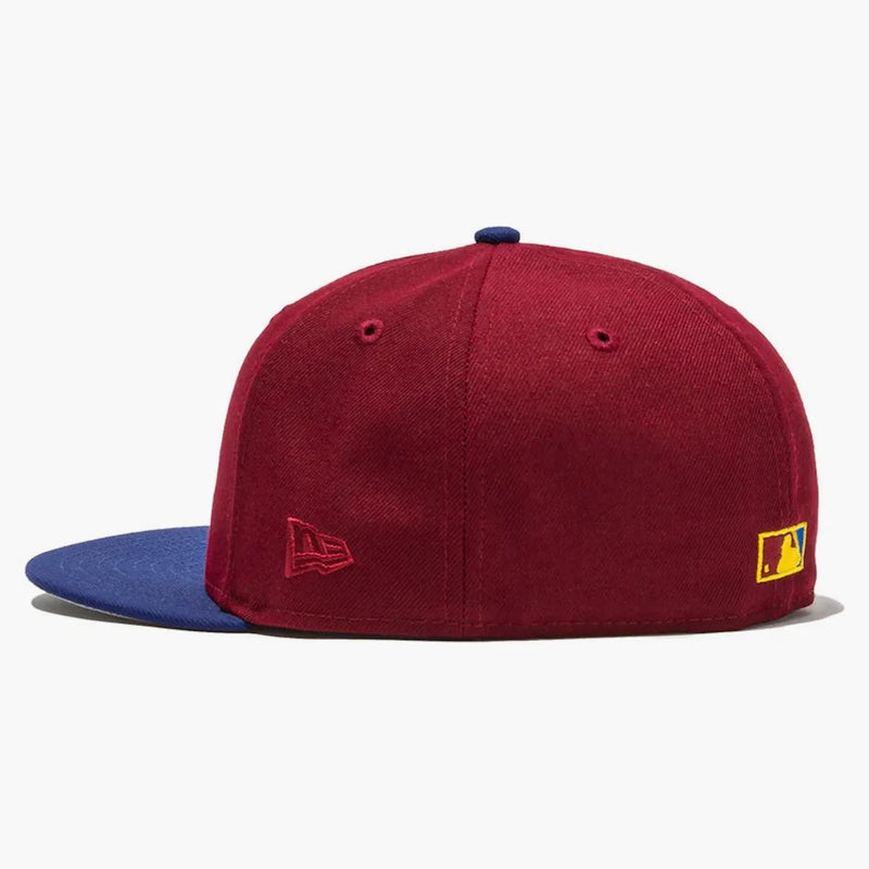 New Era New York Yankees Sangria 1939 All Star Game Patch Hat Club Exclusive 59fifty Fitted Has Cardinal/Royal