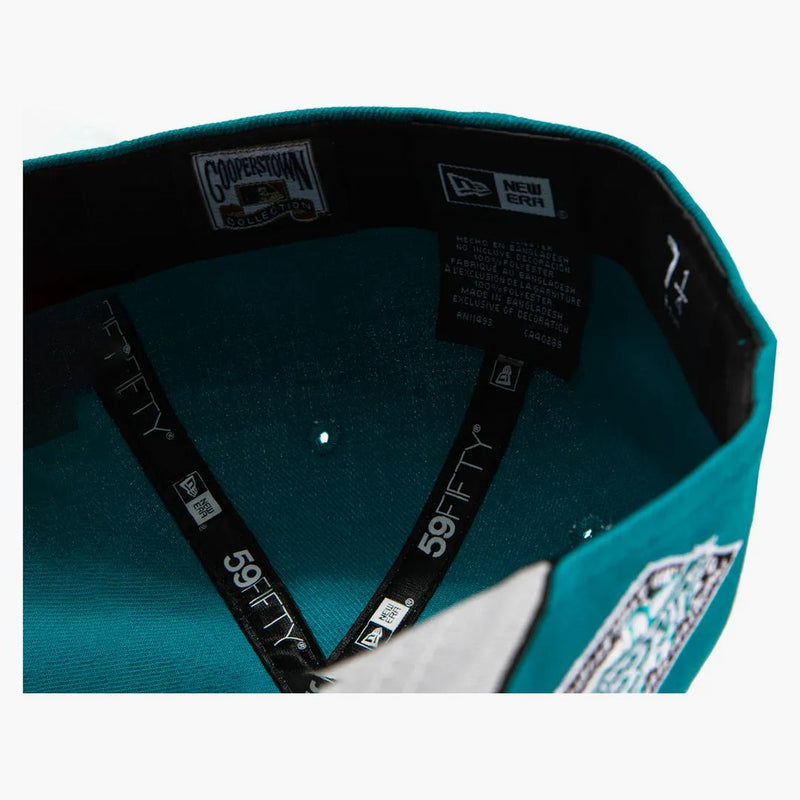 Nowa era Okland Athletics Aux Pack Vol 2 25. rocznica Patch ma Eksplakcję 59 Fiffty Fitted ma turkusowy/czarny