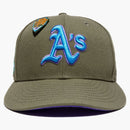 New era Oakland athletics Capsule Brim Service Collection 40 Years 59fifty Fitted Has Green/Purple