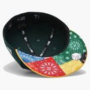 Nová éra Oakland Athletics Patchwork Paisley Undervisor 59FIFTY FITTED HAS DARK GREEN