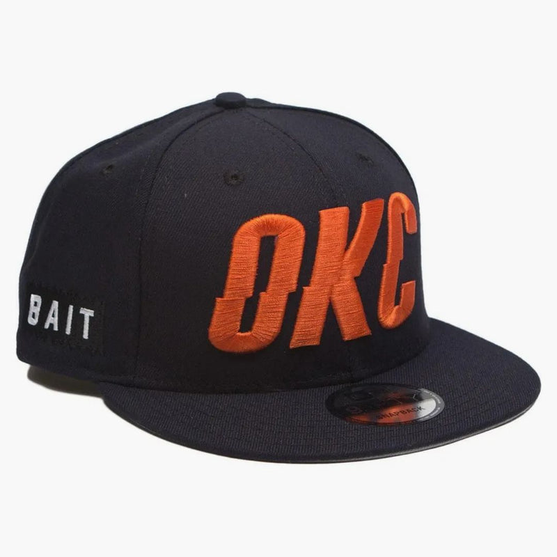 New era X Bait Oklahoma City Thunder Alt Otc 9fifty Snapback Cap Navy