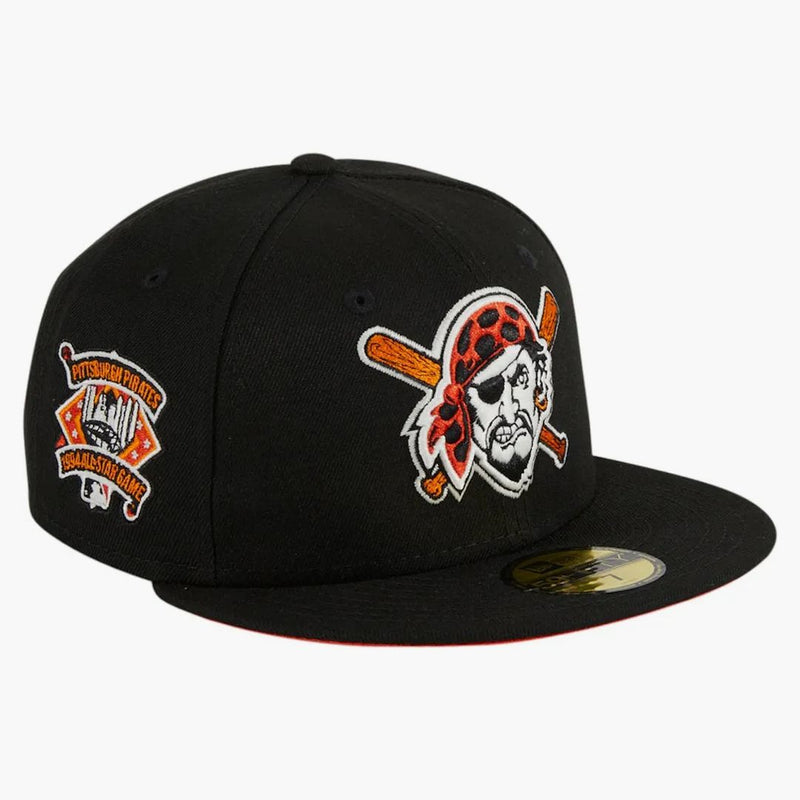 New era pittsburgh pirates glow my god 1994 all star game patch alternate has club exclusive 59fifty fitted has black