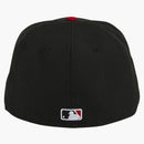 New era retro on-field cincinnati reds alternate 59fifty fitted has black/red