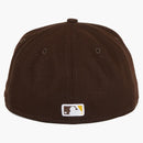 New era San Diego Padres On-Field Home Authentic Collection 59fifty Fitted Has Brown