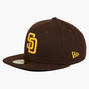 New era San Diego Padres On-Field Home Authentic Collection 59fifty Fitted Has Brown