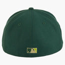New era San Francisco Giants Crocodile 2007 All Star Game Patch Hat Club Exclusive 59fifty Fitted Has Green/Neon Yellow