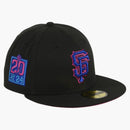 New era san francisco giants cyberpunks 20th anniversary park patch has club exclusive 59fifty fitted has navy