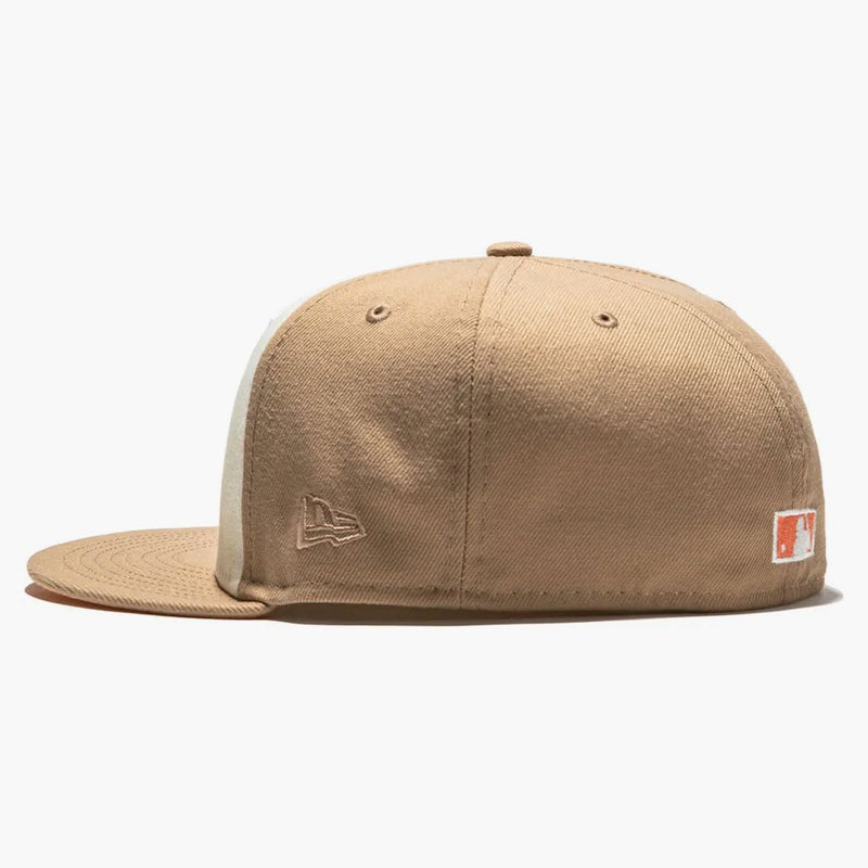 New era San Francisco Giants Sugar Shack 2.0 1984 All Star Game Patch Rail Hat Club Exclusive 59fifty Fitted Has White/Tan/Peach