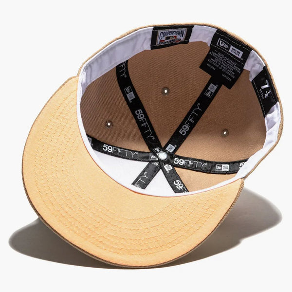 New era San Francisco Giants Sugar Shack 2.0 1984 All Star Game Patch Rail Hat Club Exclusive 59fifty Fitted Has White/Tan/Peach