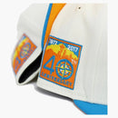 New era Seattle Mariners Movie Collection 40th Anniversary Patch Capsule Hats Exclusive 59fifty Fitted Hat White/Orange