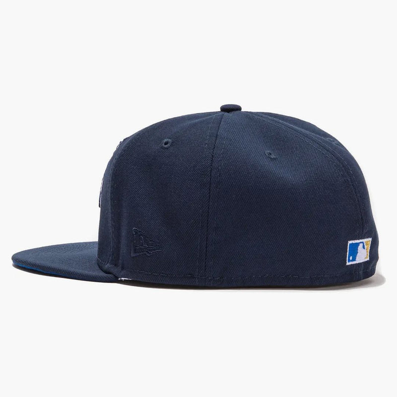 Nowa era St Louis Cardinals Pack Pack Bush Stage Patch Jersey ma Ekskluzywne 59 Fifty Fitted ma granatowy/jasnoniebieski