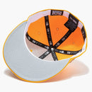 New era Texas Rangers Beer Pack 40th Anniversary Patch has Club Exclusive 59fifty Fitted Has Gold/Brown