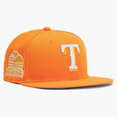 Nowa era Texas Rangers Burger Pack 2020 Inauguracyjny sezon Patch ma Ekskluzywne 59 Fifty Fitted Hat Light Orange/White