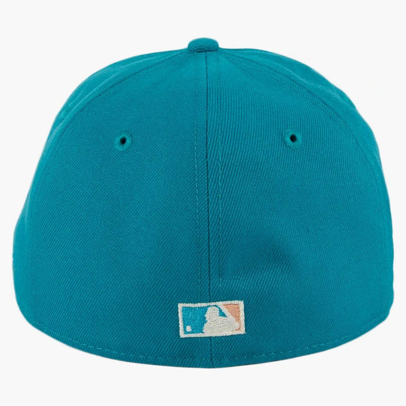 New era Toronto Blue Jays Badlands 25th Anniversary Patch has Club Exclusive 59fifty Fitted Has Teal