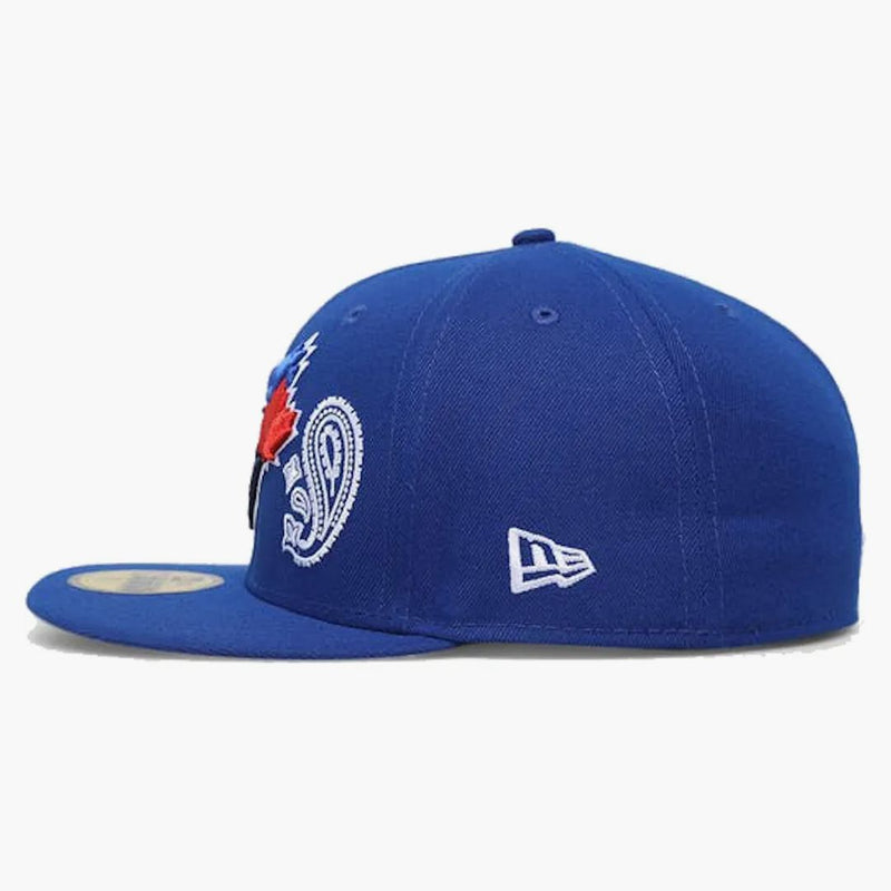 New Era Toronto Blue Jay's Paisley Undervisor 59Fifty Fited tiene azul