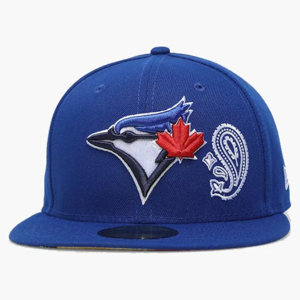 New era Toronto Blue Jay's Paisley Undervisor 59fifty Fitted Has Blue