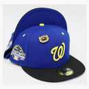 New Era Washington Nationals Capsule Speedway 2018 All Star Game 59fifty Fitted Hat Blue/black