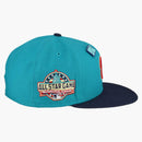New era Washington National Capsule Teal Collection 2018 All Star Game 59fifty Fitted Has Teal/Grey