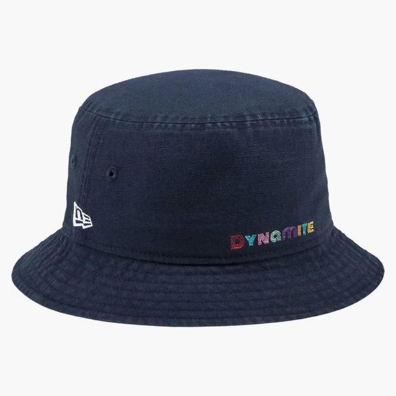 New era X BTS X MLB Dynamite Los Angeles Dodgers Bucket Has Oceanside Blue
