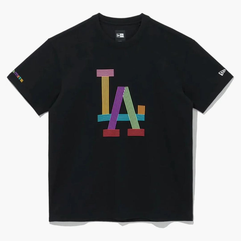 New Era X Bts X Mlb Dynamite Los Angeles Dogers T-shirt Black