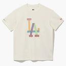 New Era X Bts X Mlb Dynamite Los Angeles Dogers T-shirt Ivory