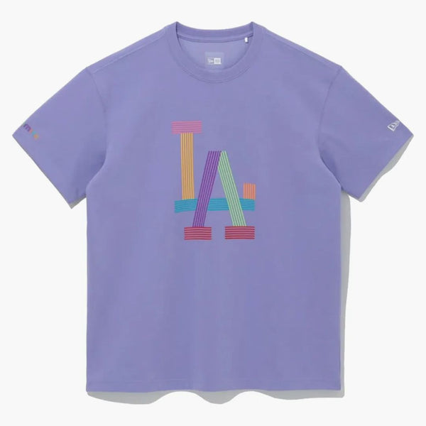 New Era X Bts X Mlb Dynamite Los Angeles Dogers T-shirt Lavender
